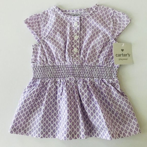 Baby Girl Floral Poplin Top & Leggings Set Outfit - Picture 2 of 2